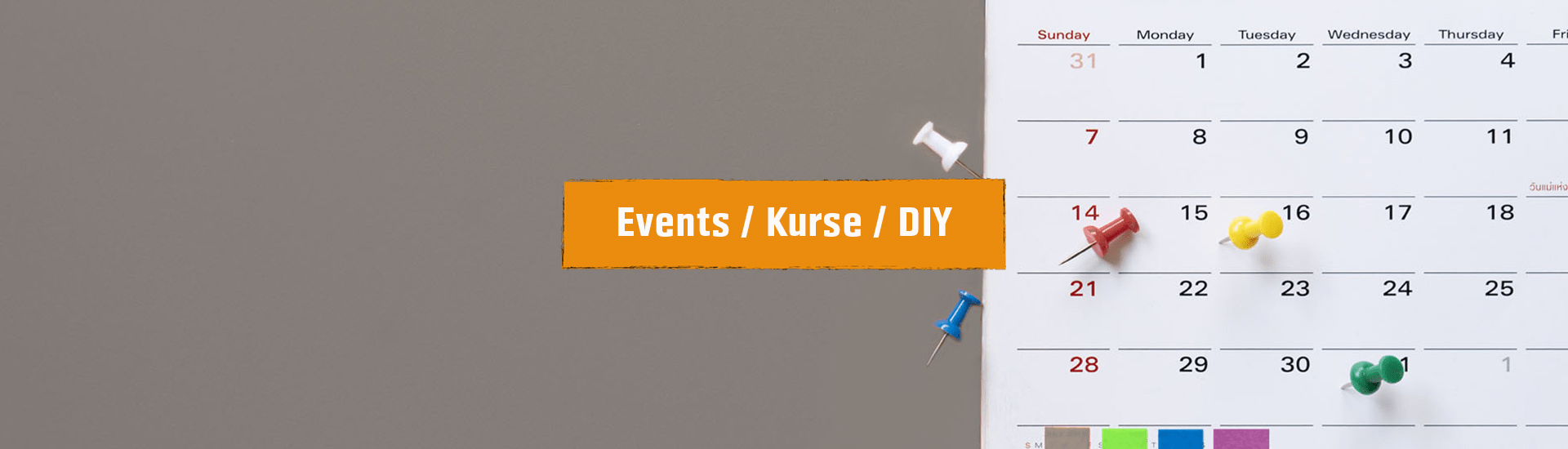 Events und Kurse